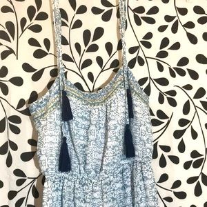 Knox rose sundress beach dress xs blue